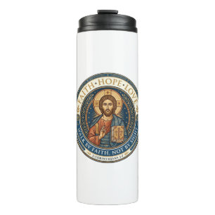 Jesus Monastic Contemplative Spirituality Graphic  Thermal Tumbler