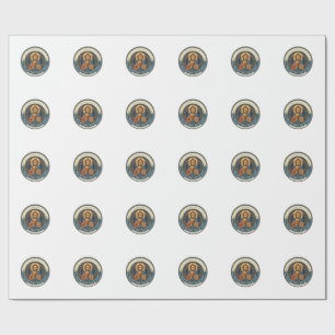 Jesus Monastic Contemplative Spirituality Graphic  Wrapping Paper