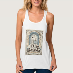 Jesus Monastic Minimal Jesus Monastic Minimal Chri Singlet