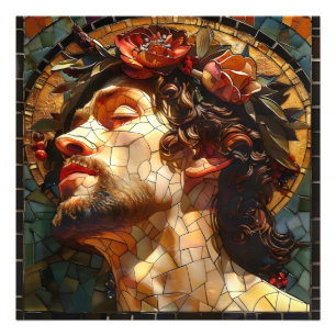 Jesus Mosaic Photo Print