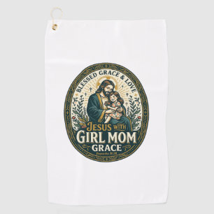 Jesus Motherhood Micro Identities Shirt Faith Base Golf Towel