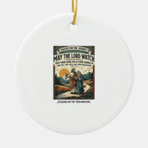 Jesus Motorcycle Club Spouse T-Shirt Inspirational Ceramic Tree Decoration