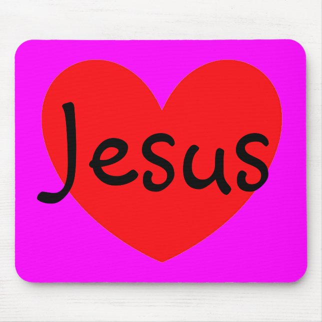 Jesus Mouse Pad (Front)