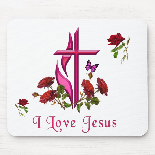 Jesus  mouse pad (Front)