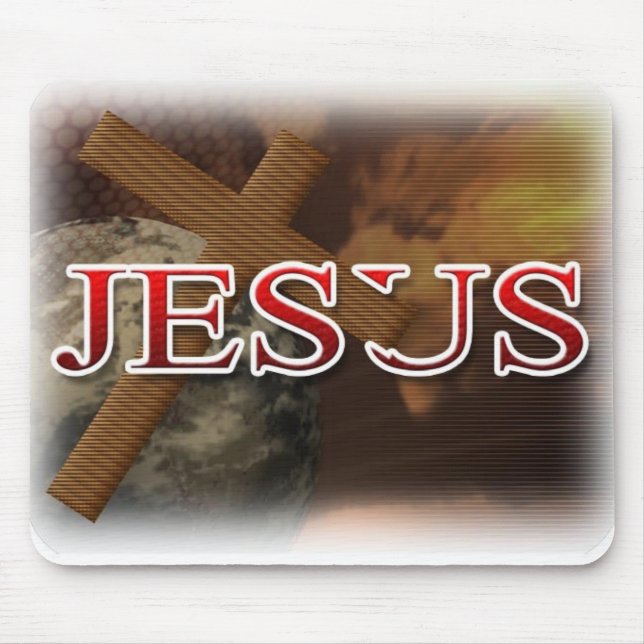 Jesus Mouse Pad (Front)