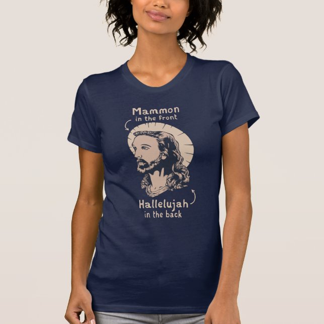 Jesus Mullet T-Shirt (Front)