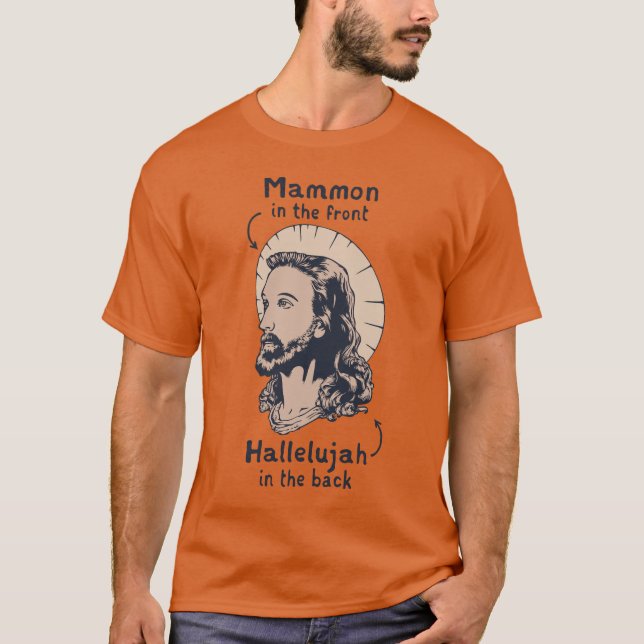 Jesus Mullet T-Shirt (Front)