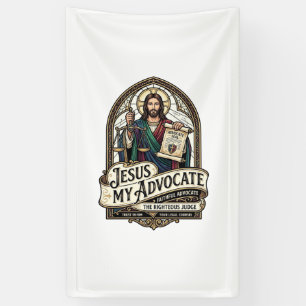 Jesus My Advocate Jesus Courtroom Advocate Christi Banner