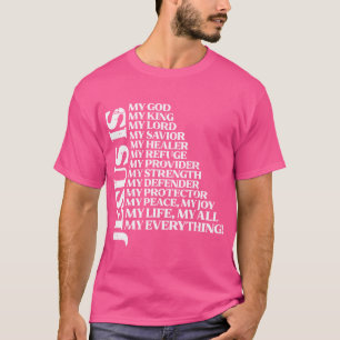 Jesus My God King Lord Religious Christian Men Wom T-Shirt