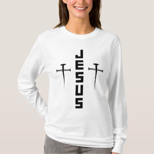 JESUS Nail Cross Christian Faith For Believers T-Shirt