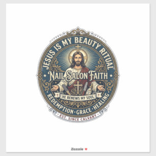 Jesus Nail Tech Nail Artist T-Shirt Inspirational 