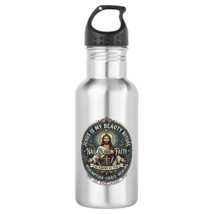 Jesus Nail Tech Nail Artist T-Shirt Inspirational  532 Ml Water Bottle