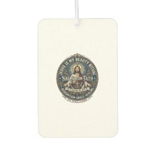 Jesus Nail Tech Nail Artist T-Shirt Inspirational  Car Air Freshener
