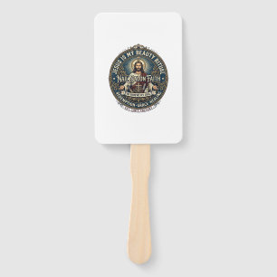 Jesus Nail Tech Nail Artist T-Shirt Inspirational  Hand Fan
