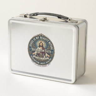 Jesus Nail Tech Nail Artist T-Shirt Inspirational  Metal Lunch Box