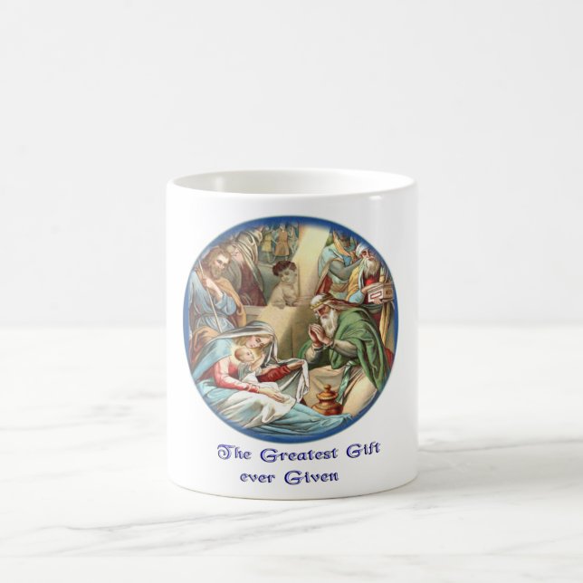 Jesus Nativity Coffee Mug (Center)