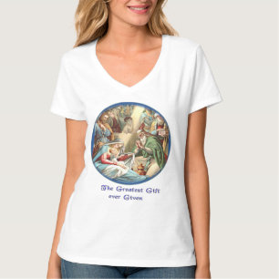 Jesus nativity scene gifts T-Shirt