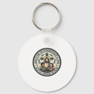 Jesus Neurodivergent Encouragement T-Shirt Inspira Key Ring