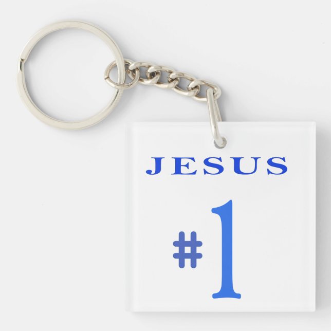 Jesus Number 1 Key Ring (Front)
