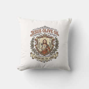 Jesus Olive Oil Anointing Oil Label Jesus Olive Oi Cushion