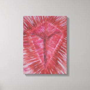 Jesus on the Cross (30.48 x 40.64cm, 12" x 16")  Canvas Print