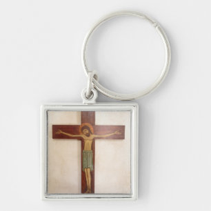 Jesus On The Cross Art Key Ring