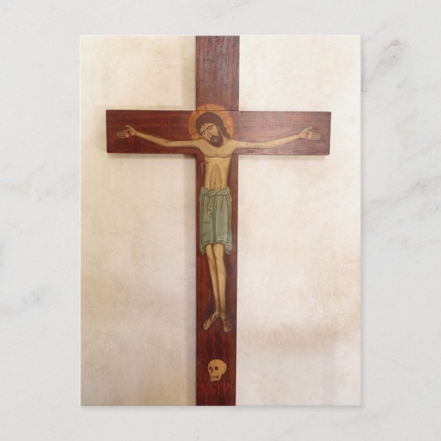 Jesus On The Cross Art Postcard (Front)