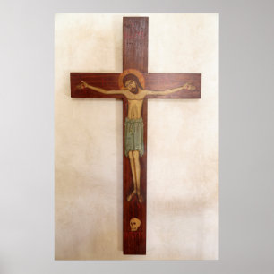 Jesus On The Cross Art Poster