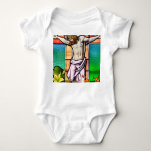 Jesus on the Cross Baby Bodysuit