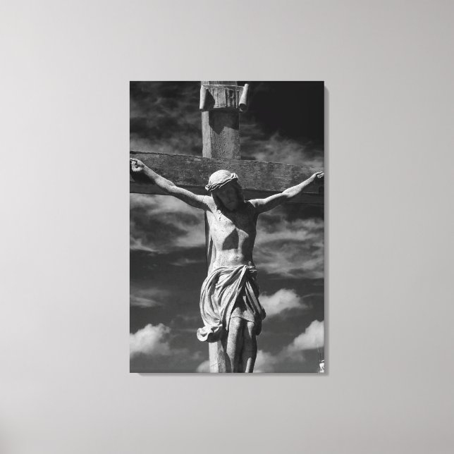 Jesus on the Cross Canvas Print (Front)