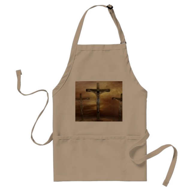 JESUS ON THE CROSS STANDARD APRON (Front)