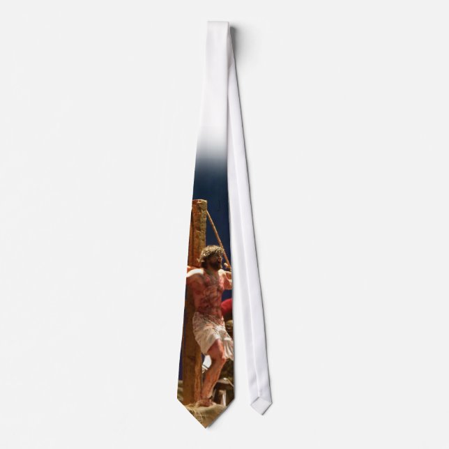 Jesus on the Cross Tie (Front)