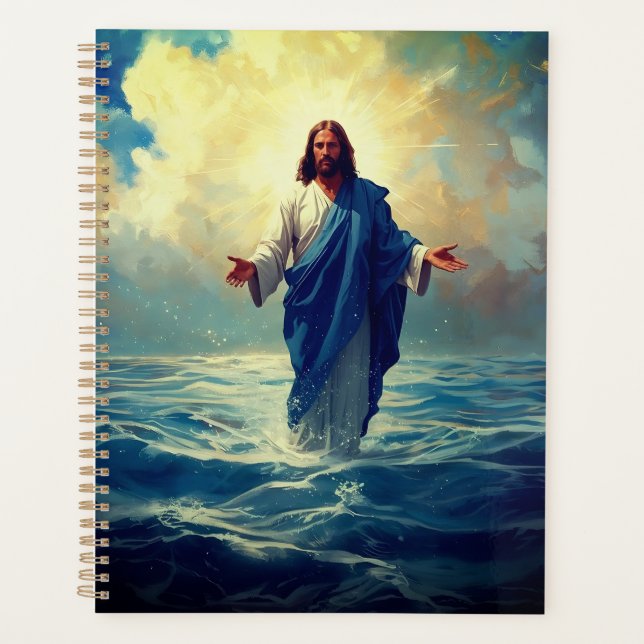 Jesus on Water Year Planner (Front)