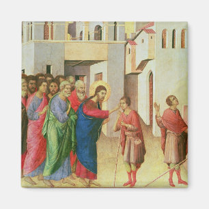 Jesus Opens the Eyes of a Man Born Blind, 1311 Magnet