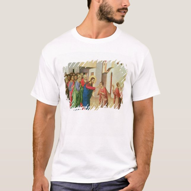 Jesus Opens the Eyes of a Man Born Blind, 1311 T-Shirt (Front)