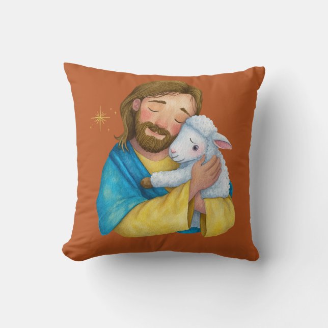 Jesus Our Shepherd Cushion (Front)