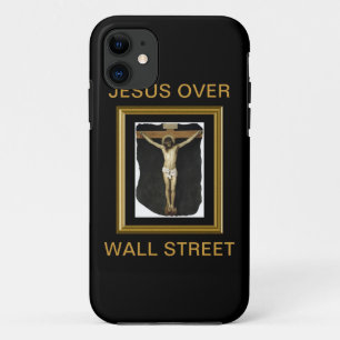JESUS OVER WALL STREET Case-Mate iPhone CASE