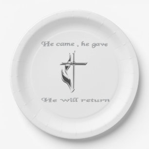 Jesus Paper Plate