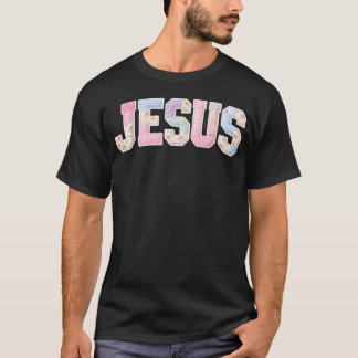 Jesus Patchwork Floral Christian Cute Cottagecore T-Shirt