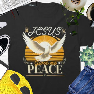Jesus Peace Dove Descendants Design for Christian T-Shirt
