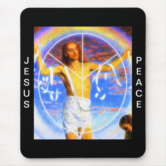 JESUS PEACE MOUSE PAD (Front)