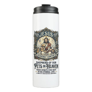 Jesus Pet Memorial Remembrance Shirt Christian Gra Thermal Tumbler