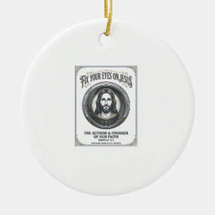 Jesus Photography Mum Family Photographer Vintage  Ceramic Tree Decoration