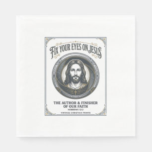 Jesus Photography Mum Family Photographer Vintage Napkin