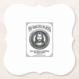 Jesus Photography Mum Family Photographer Vintage Paper Coaster