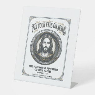 Jesus Photography Mum Family Photographer Vintage Pedestal Sign