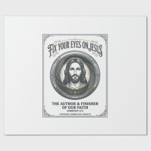 Jesus Photography Mum Family Photographer Vintage Wrapping Paper