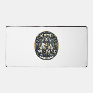 Jesus Pickleball Vintage Shirt Christian Graphic_1 Desk Mat