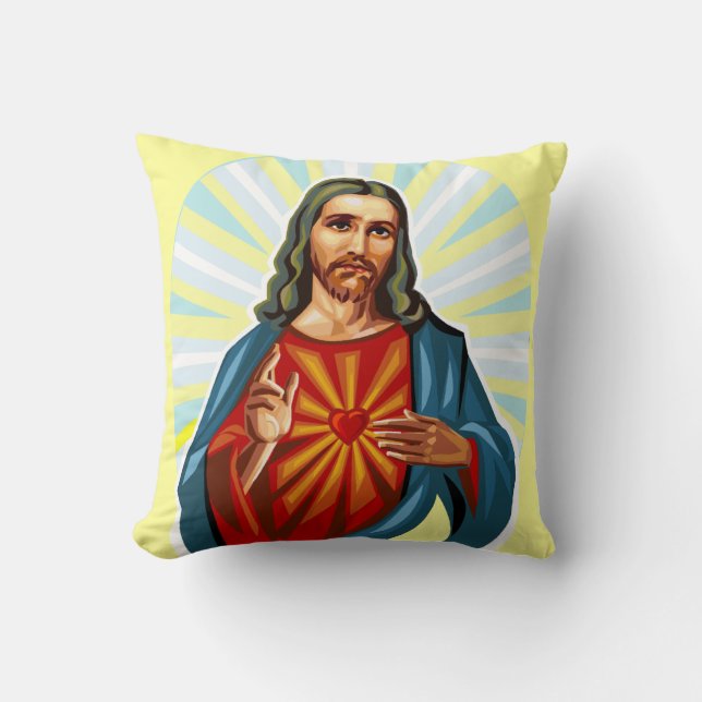 Jesus Pillow (Front)