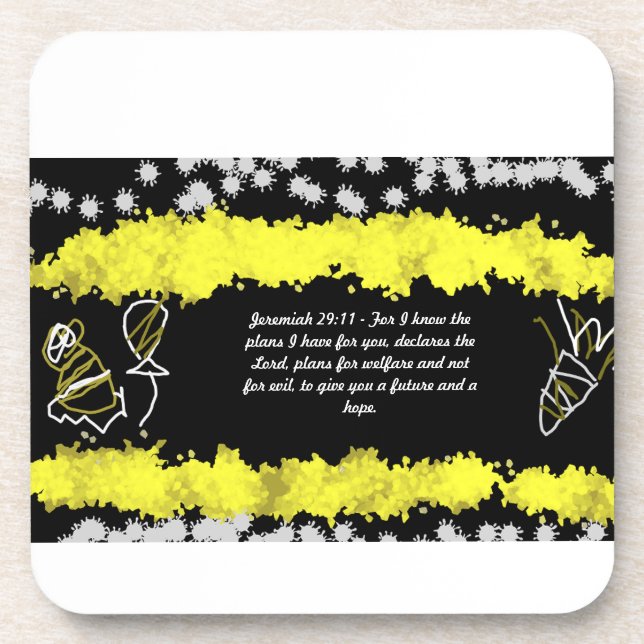 Jesus plan coaster (Front)